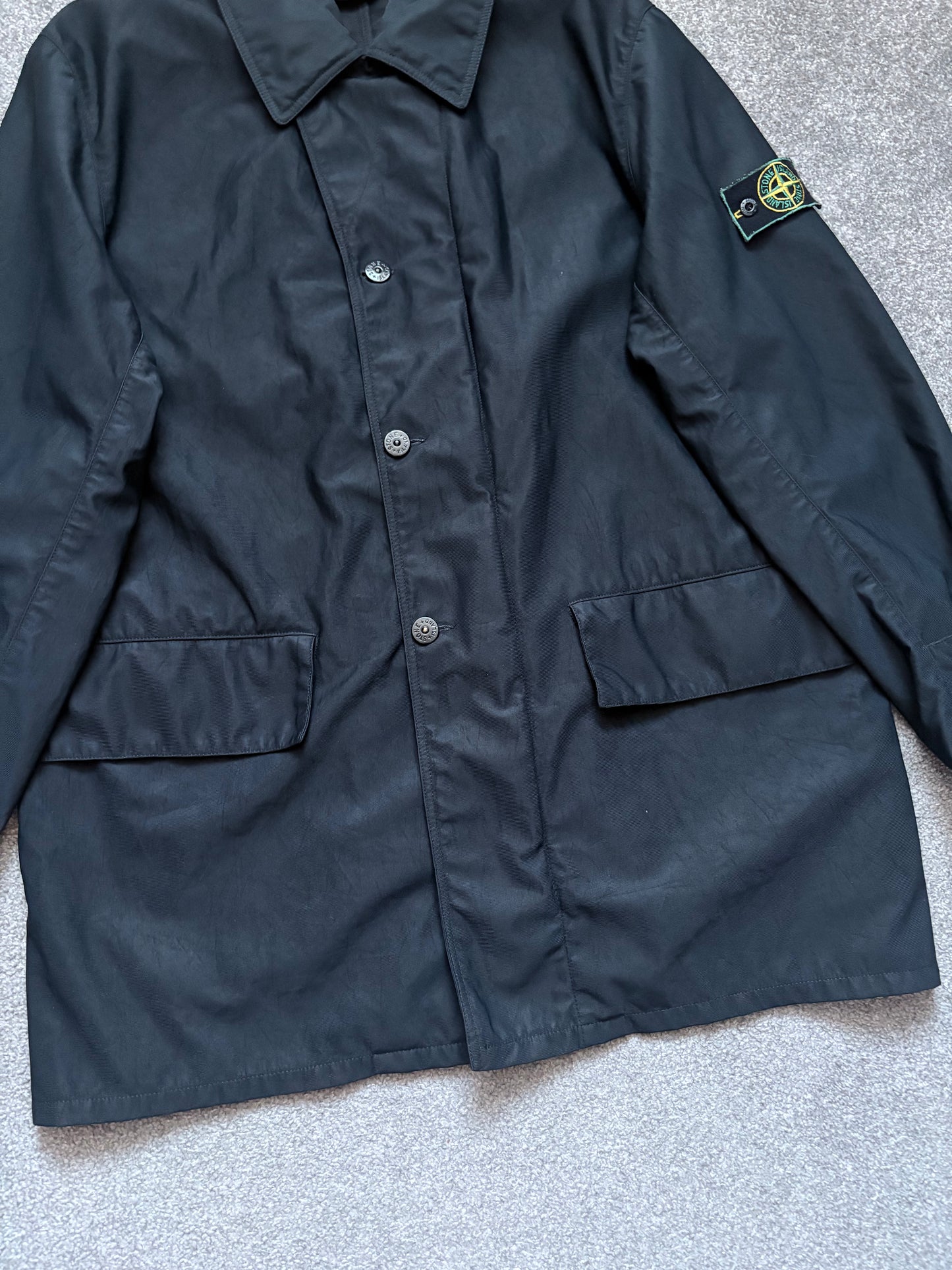 Stone Island 1998 Black Nylam Jacket