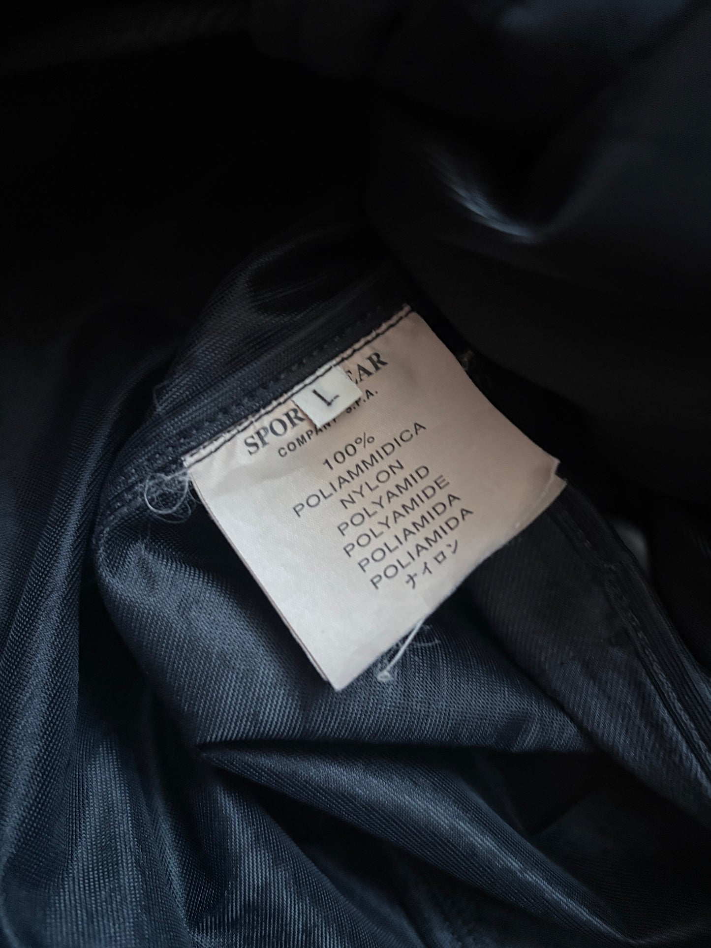 Stone Island 1998 Black Nylam Jacket