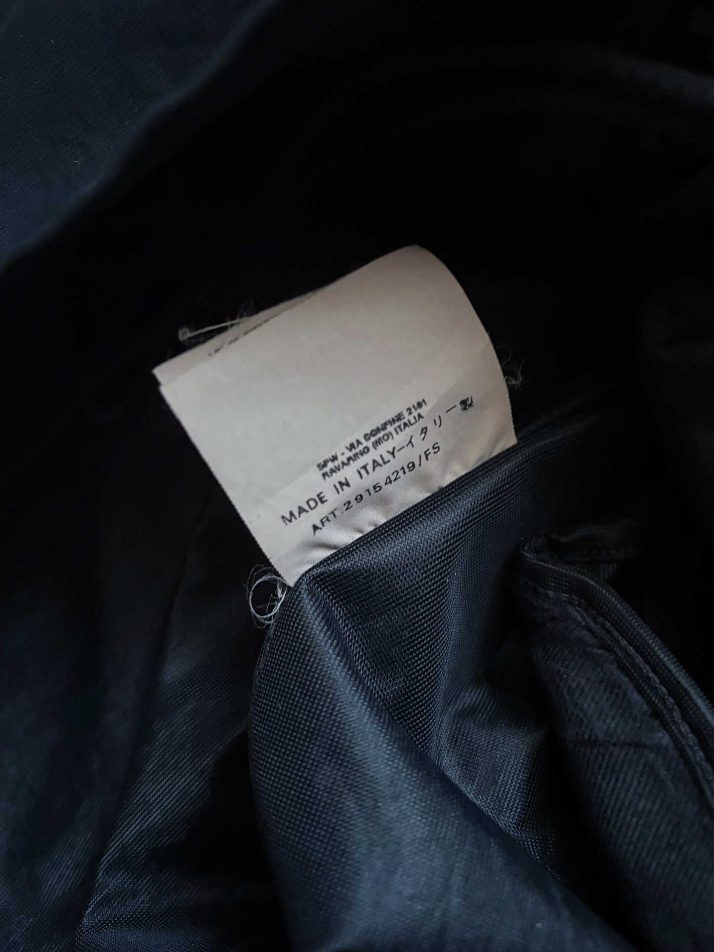 Stone Island 1998 Black Nylam Jacket