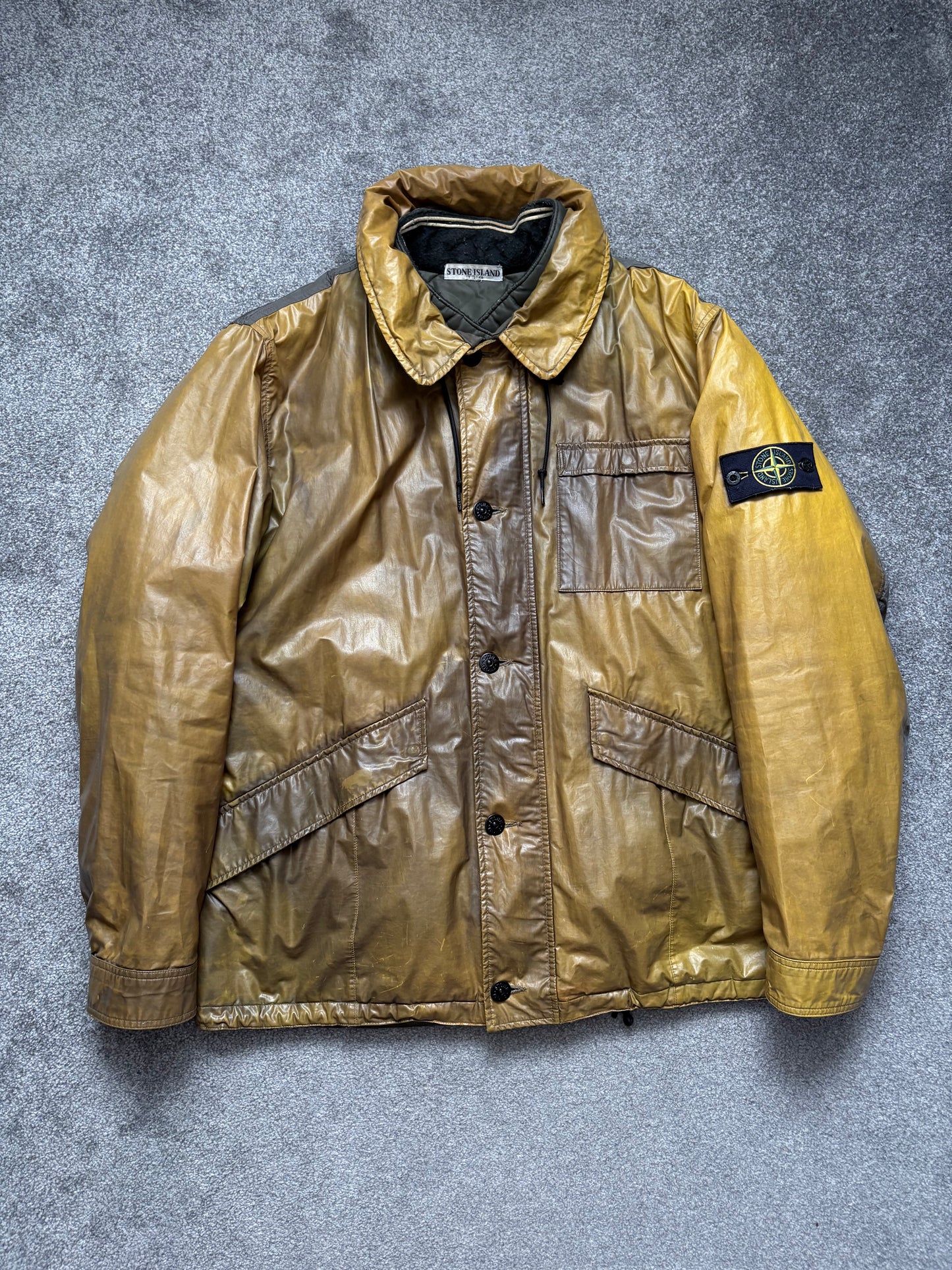 Stone Island 2011 Ice Yellow Dutch Rope Jacket