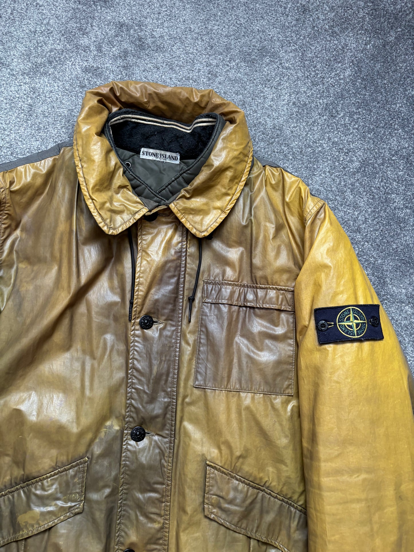 Stone Island 2011 Ice Yellow Dutch Rope Jacket