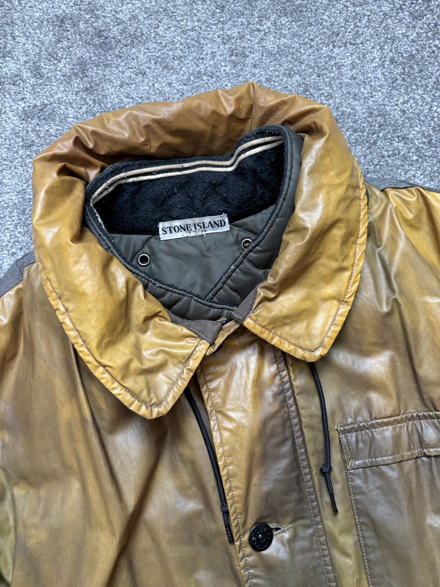 Stone Island 2011 Ice Yellow Dutch Rope Jacket