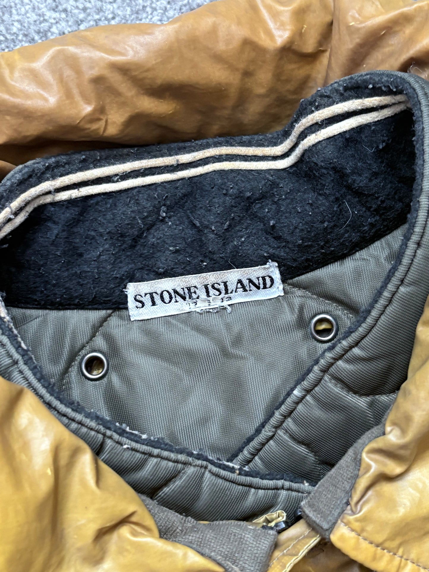 Stone Island 2011 Ice Yellow Dutch Rope Jacket