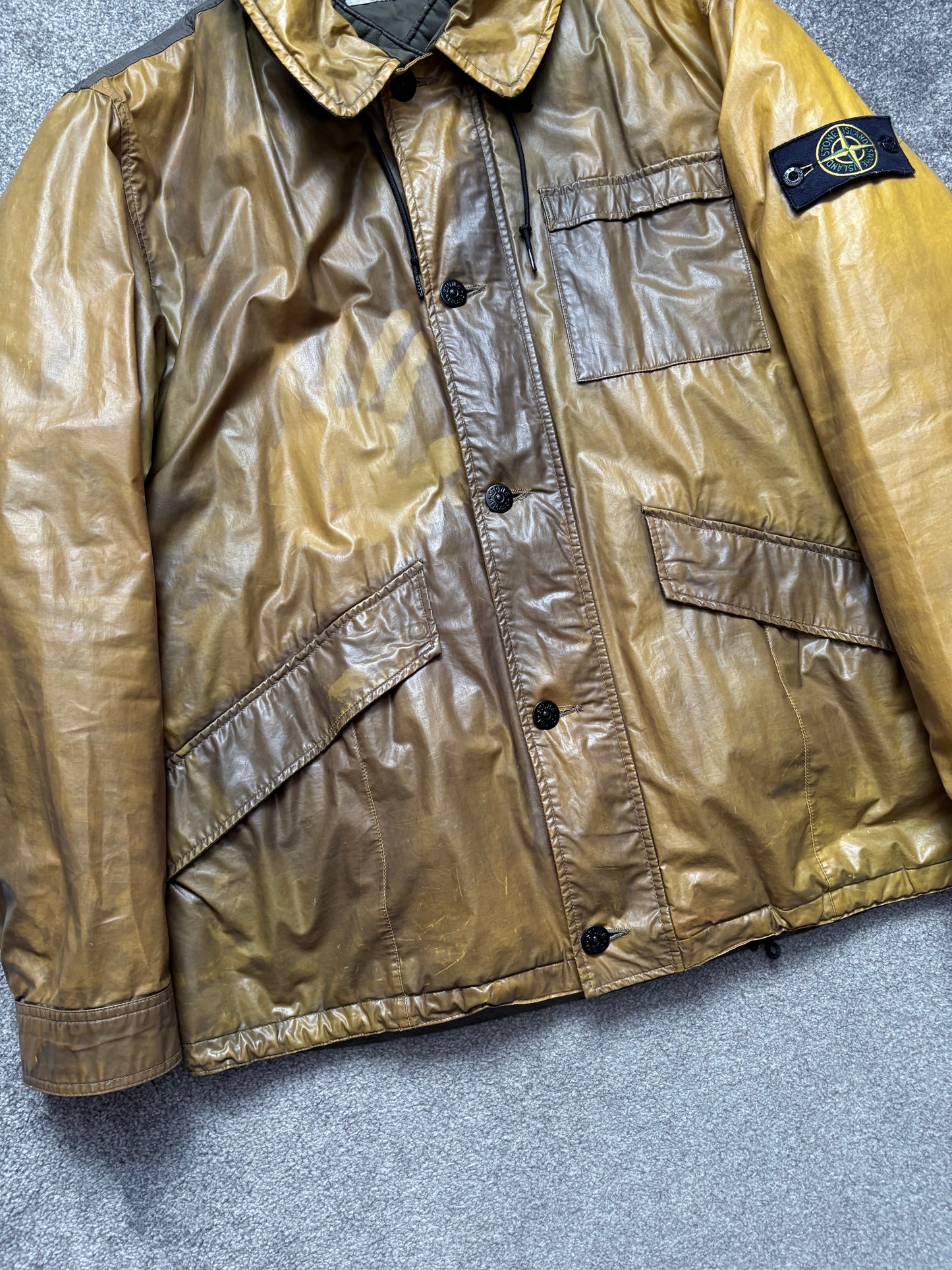 Stone Island 2011 Ice Yellow Dutch Rope Jacket