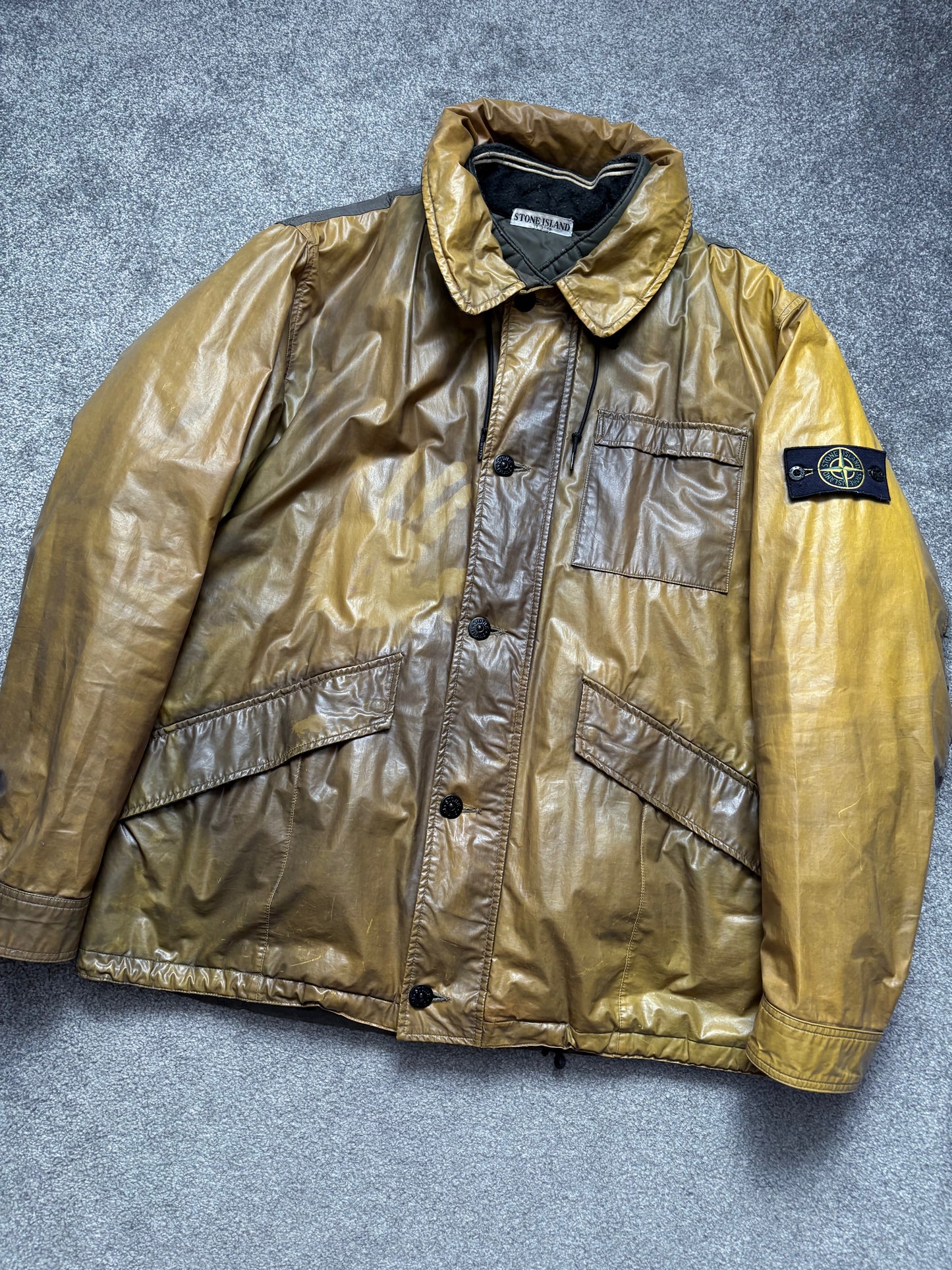 Stone Island 2011 Ice Yellow Dutch Rope Jacket