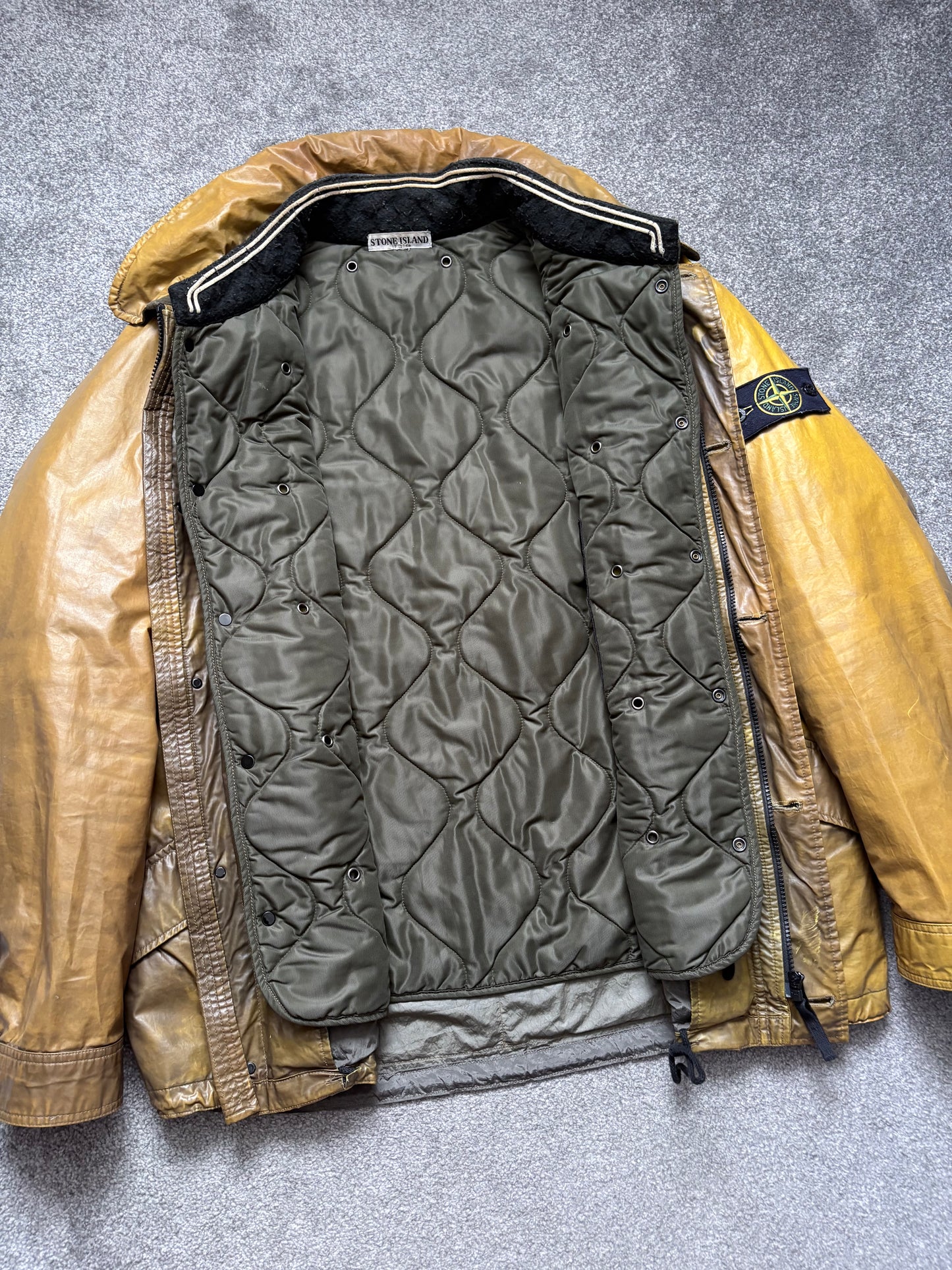 Stone Island 2011 Ice Yellow Dutch Rope Jacket