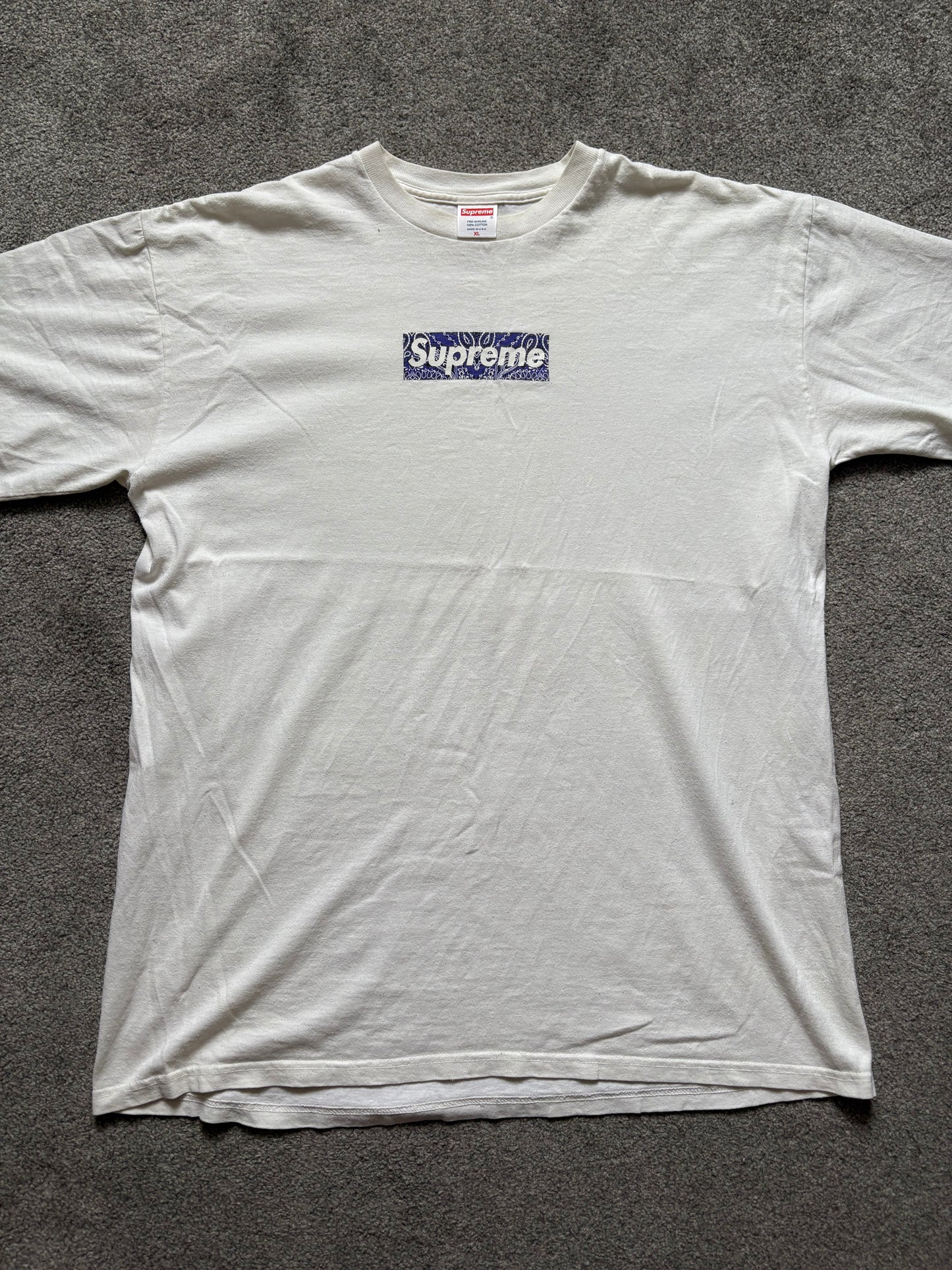 Supreme Bandana 2001 Box Logo Shirt