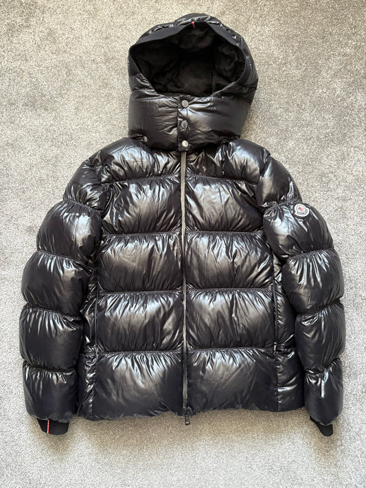 Moncler Black Orizaba Hooded Down Puffer Jacket
