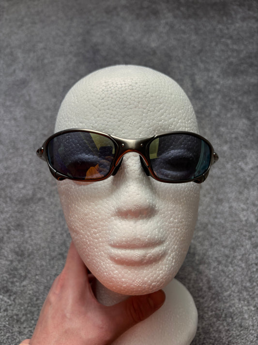 Oakley Juliet X Metal Grey Emerald Iridium 4th Gen Sunglasses