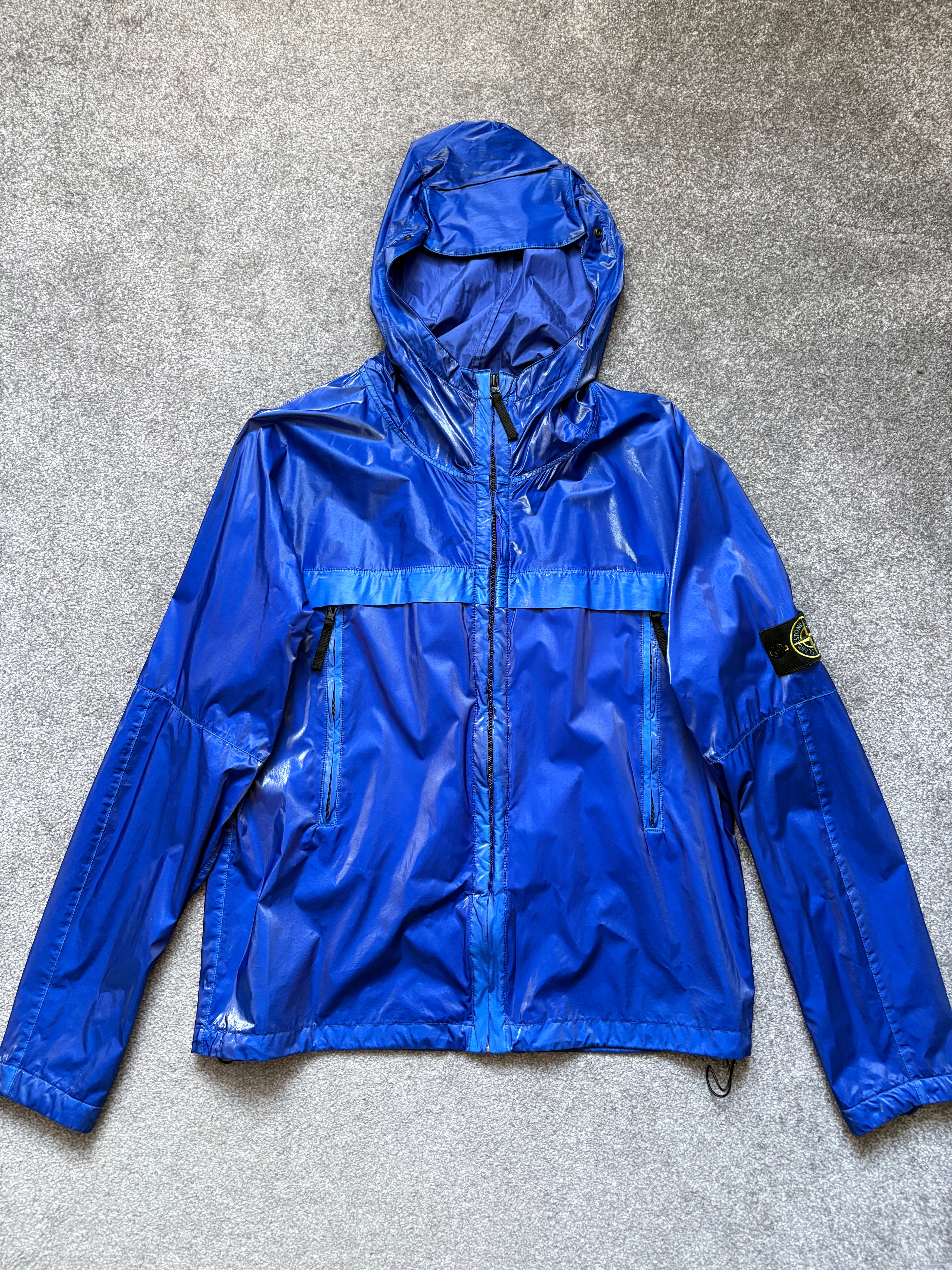 Stone Island 2008 Prismatic Blue Silk Jacket – The Hideaway Store