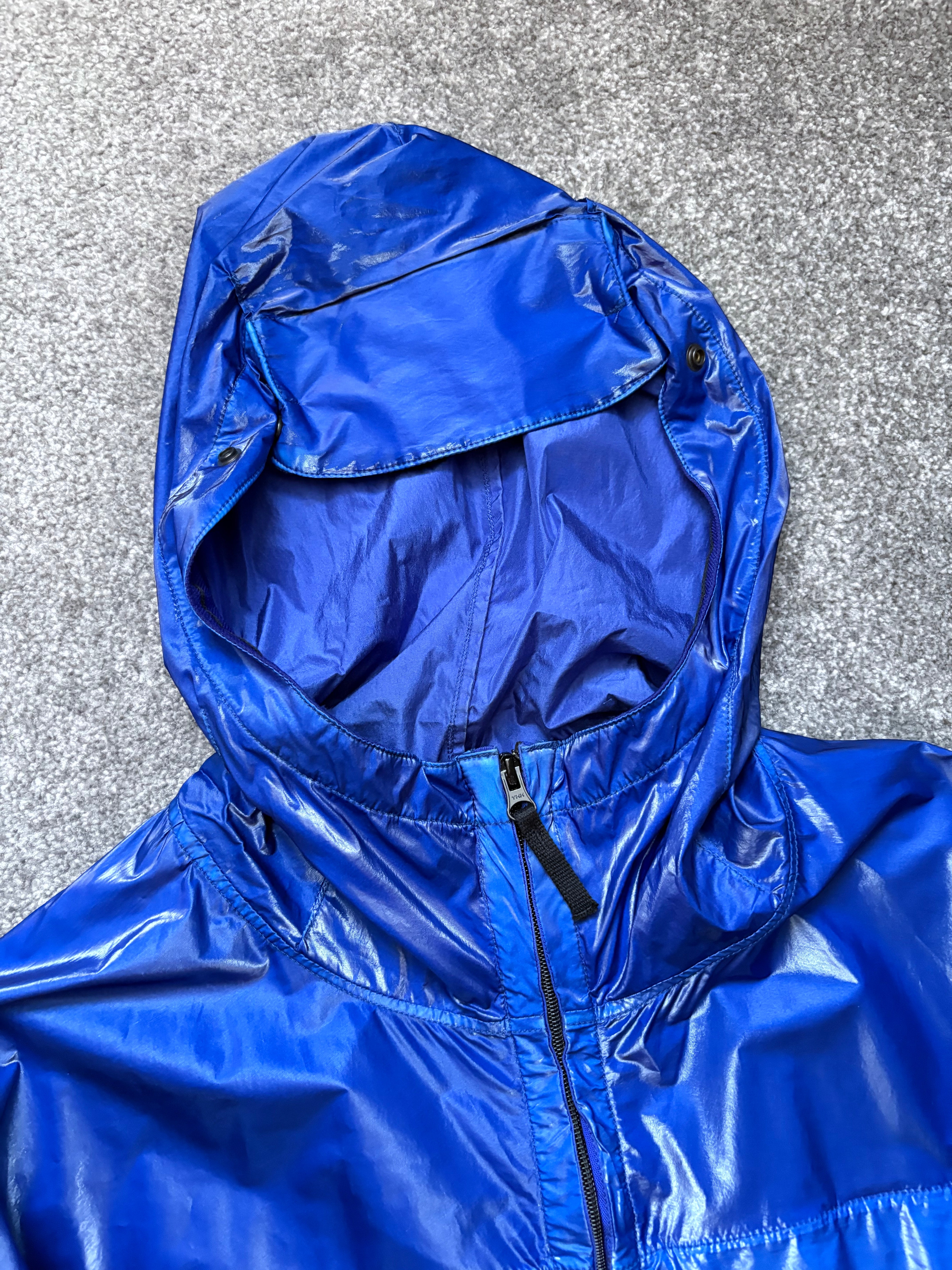 Stone Island 2008 Prismatic Blue Silk Jacket – The Hideaway Store