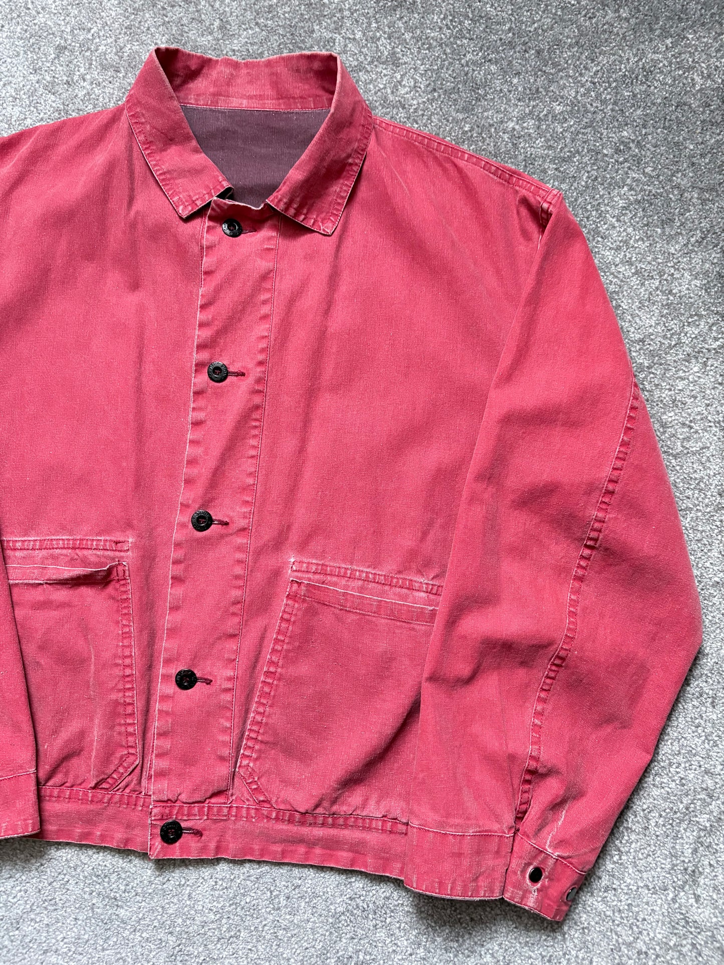Stone Island 1986 Reversible Burgundy Tela Stella Jacket