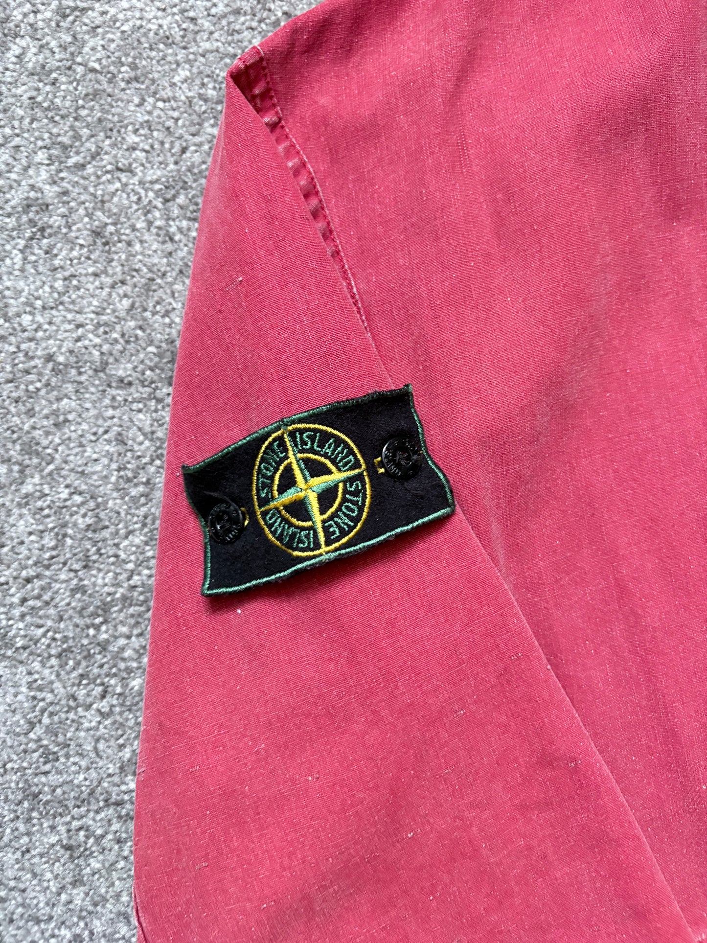 Stone Island 1986 Reversible Burgundy Tela Stella Jacket