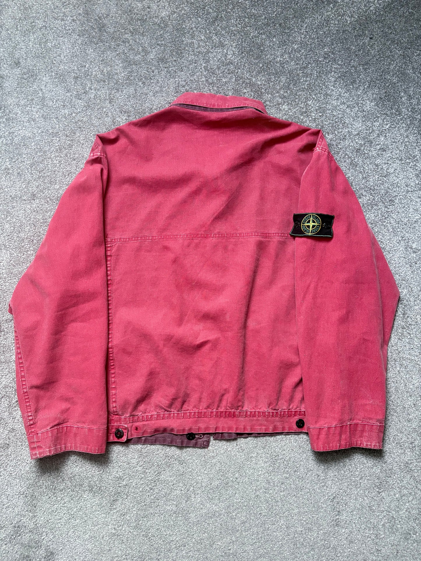 Stone Island 1986 Reversible Burgundy Tela Stella Jacket