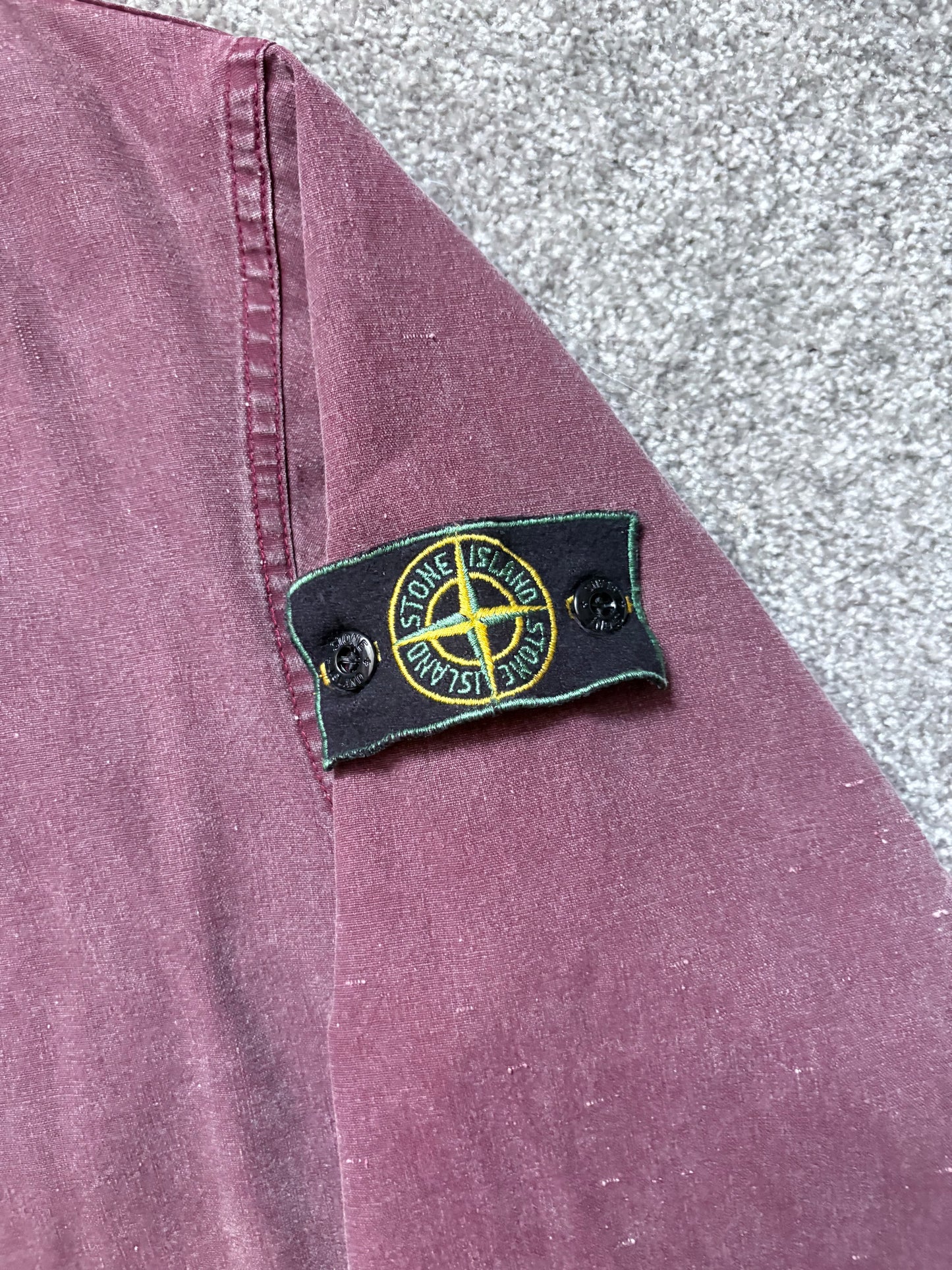 Stone Island 1986 Reversible Burgundy Tela Stella Jacket
