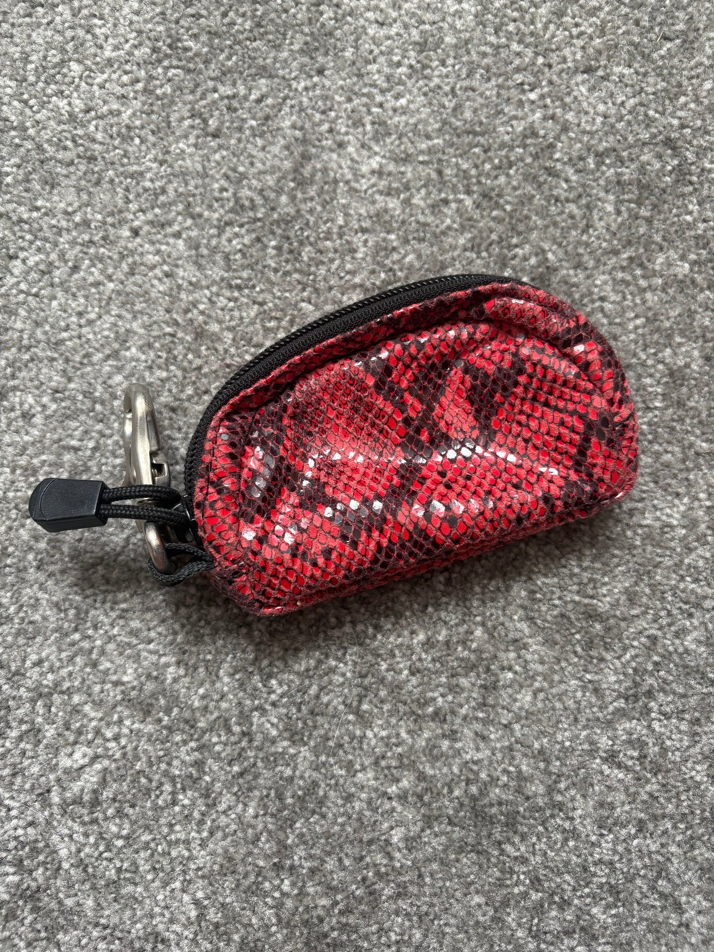 Supreme 2011 Red Snakeskin Stash Pouch