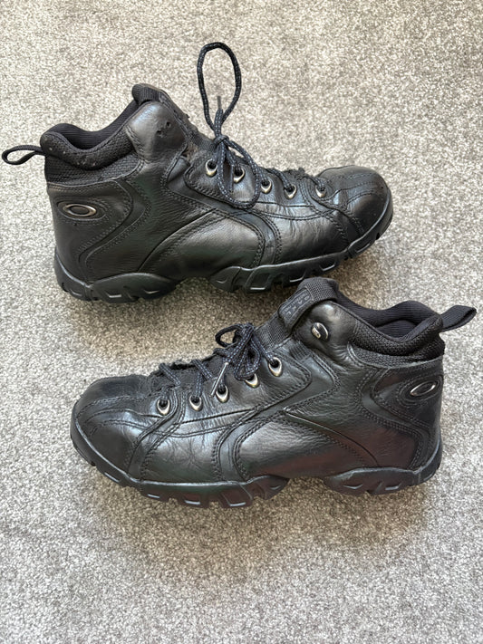 Oakley Flak 2000s Leather Tactical Black Boots