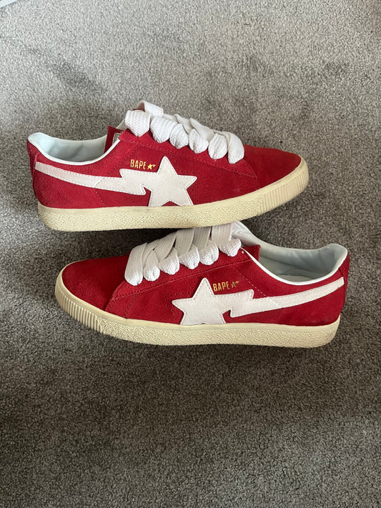 Bape Red Suede 2004 Crepestas