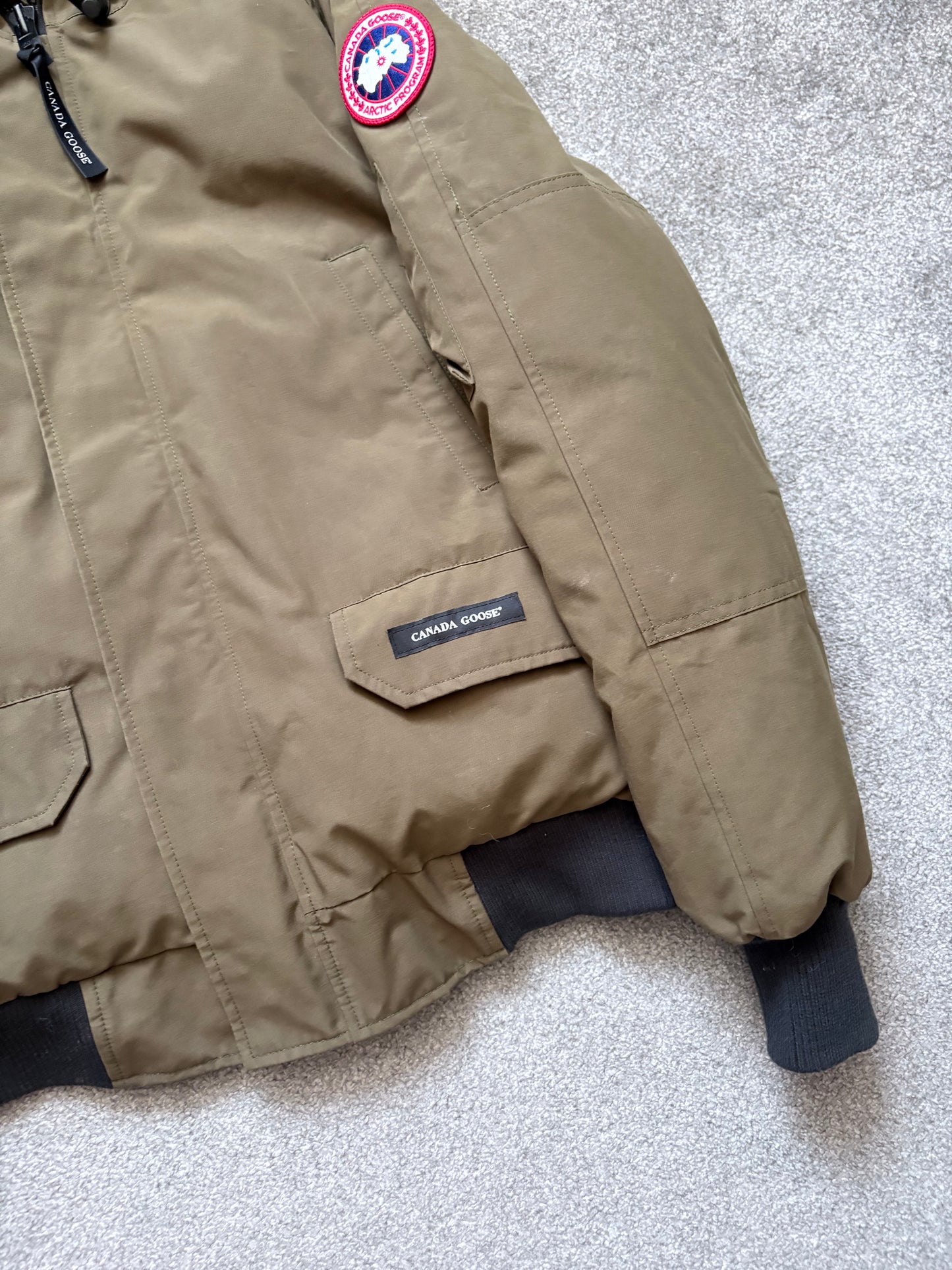 Canada Goose Khaki Chilliwack Bomber Jacket