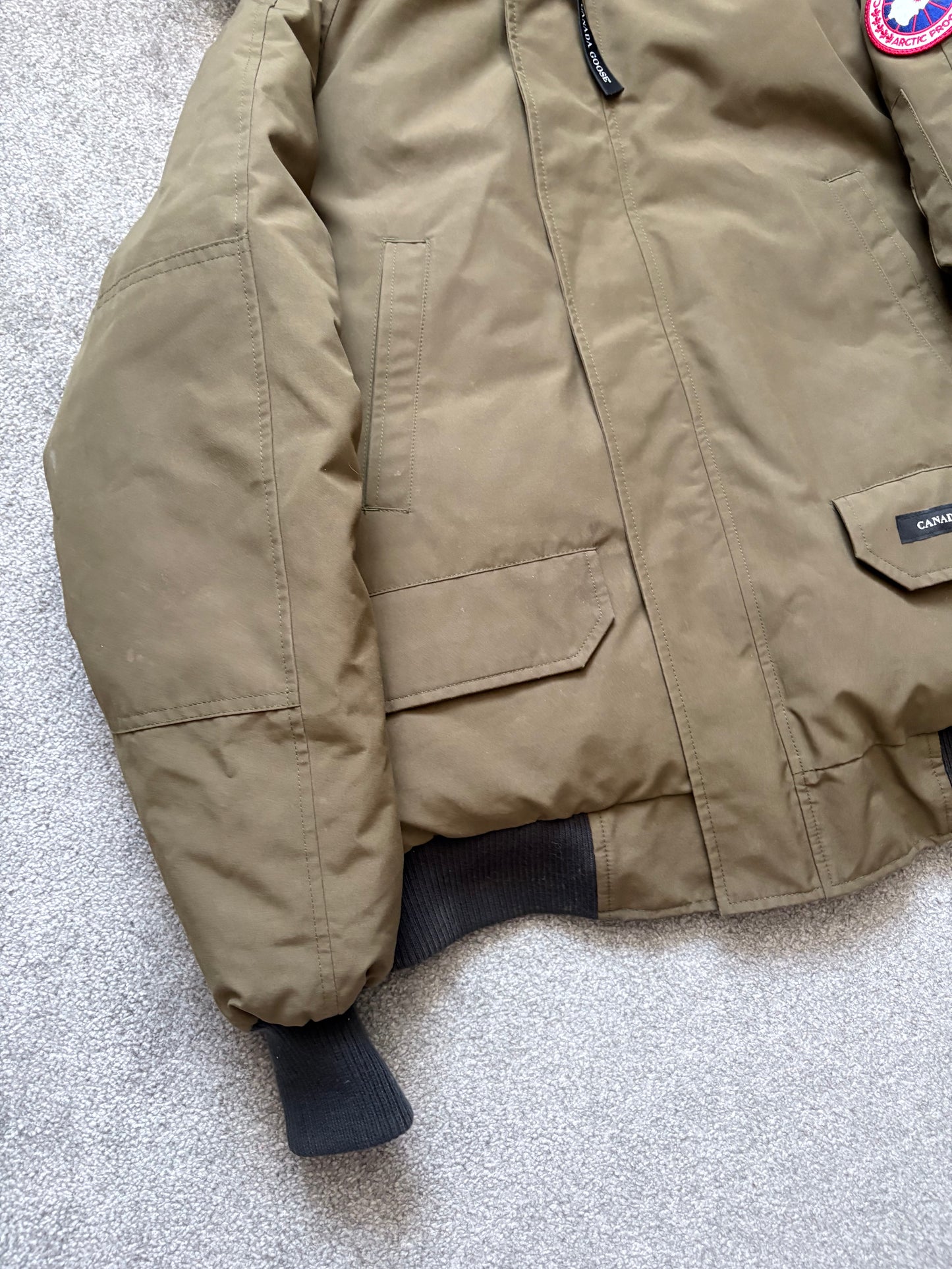 Canada Goose Khaki Chilliwack Bomber Jacket