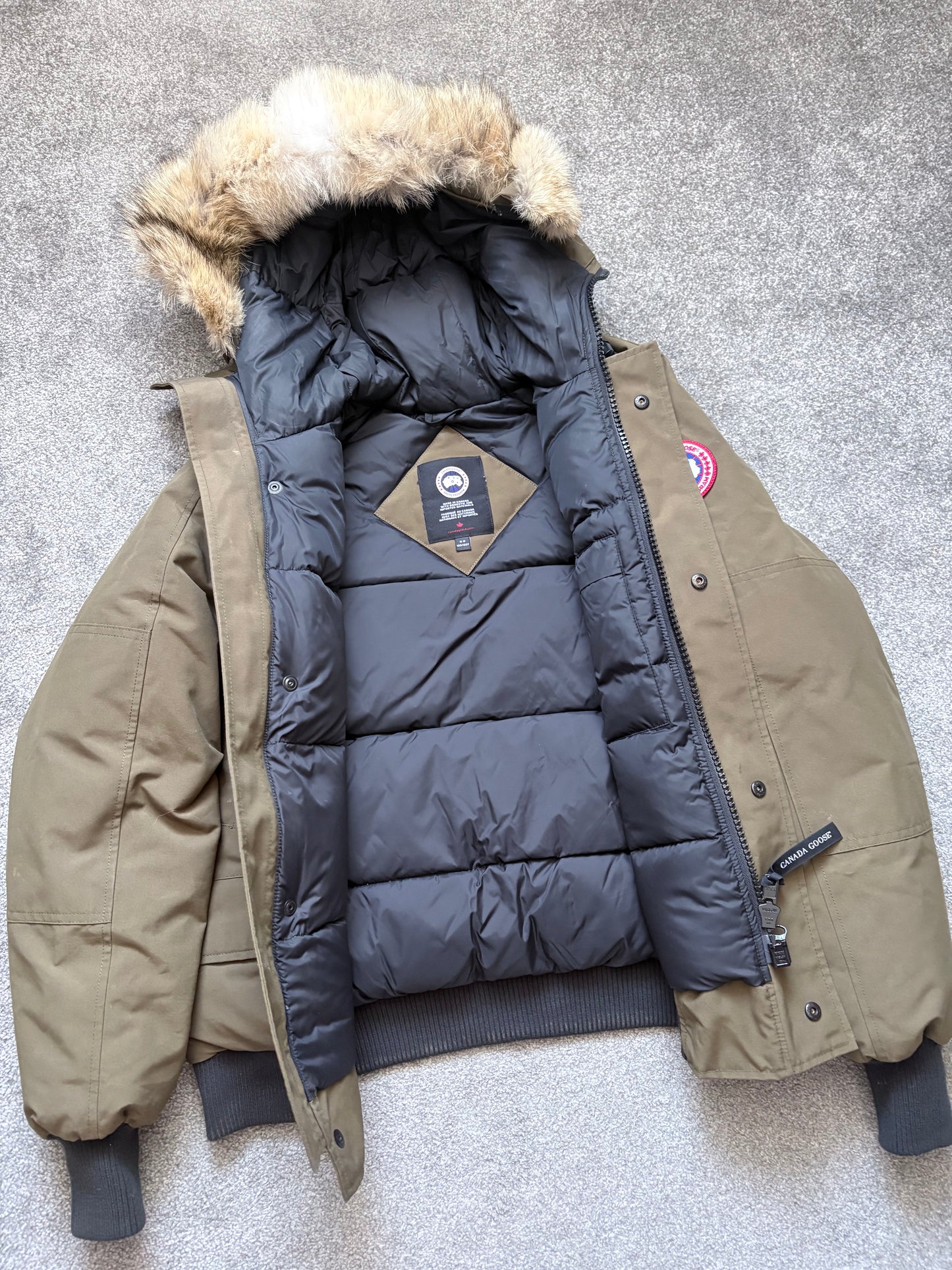 Canada Goose Khaki Chilliwack Bomber Jacket