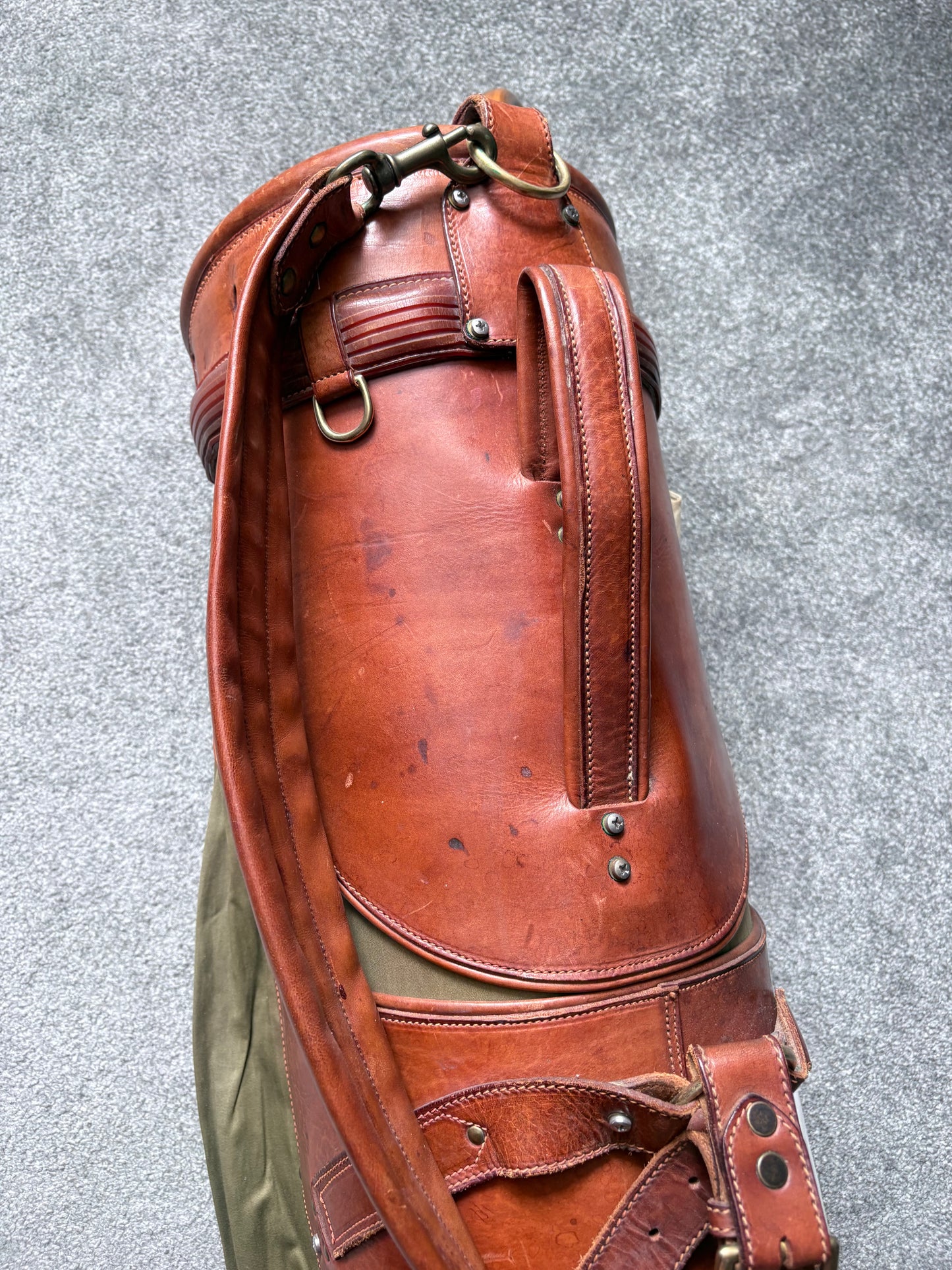 Stone Island 1988 Vulcanized Rubber Patches Golf Bag