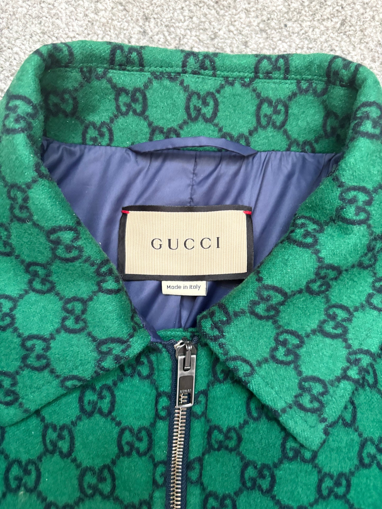 Gucci Monogram Wool Overshirt