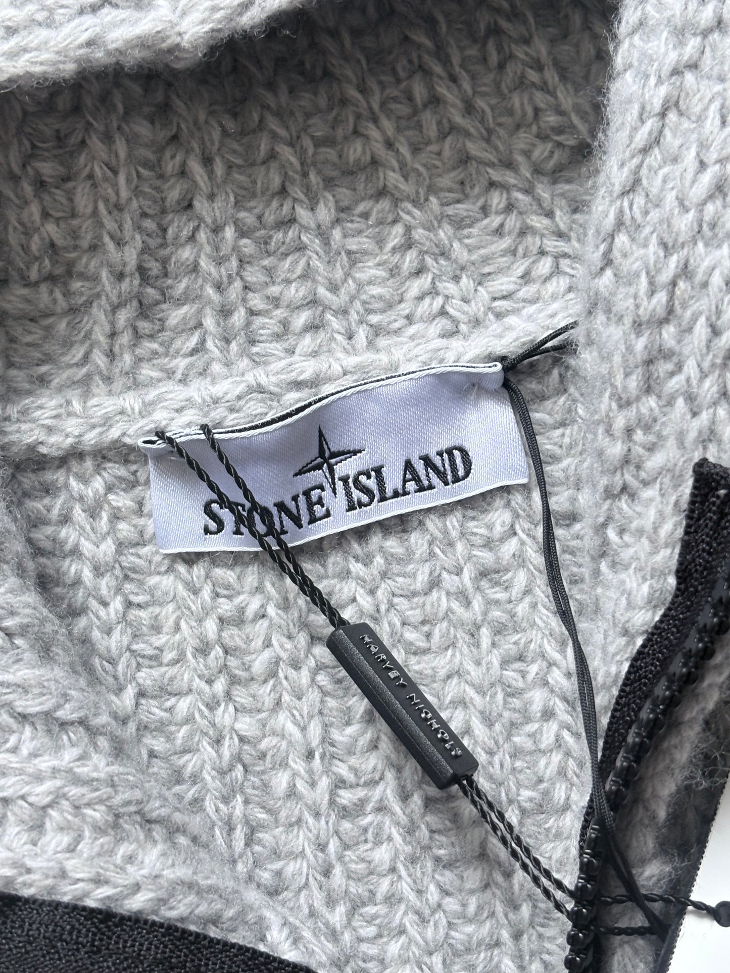 Stone Island Fisherman Ribbed Wool & Cashmere Knit Hoodie