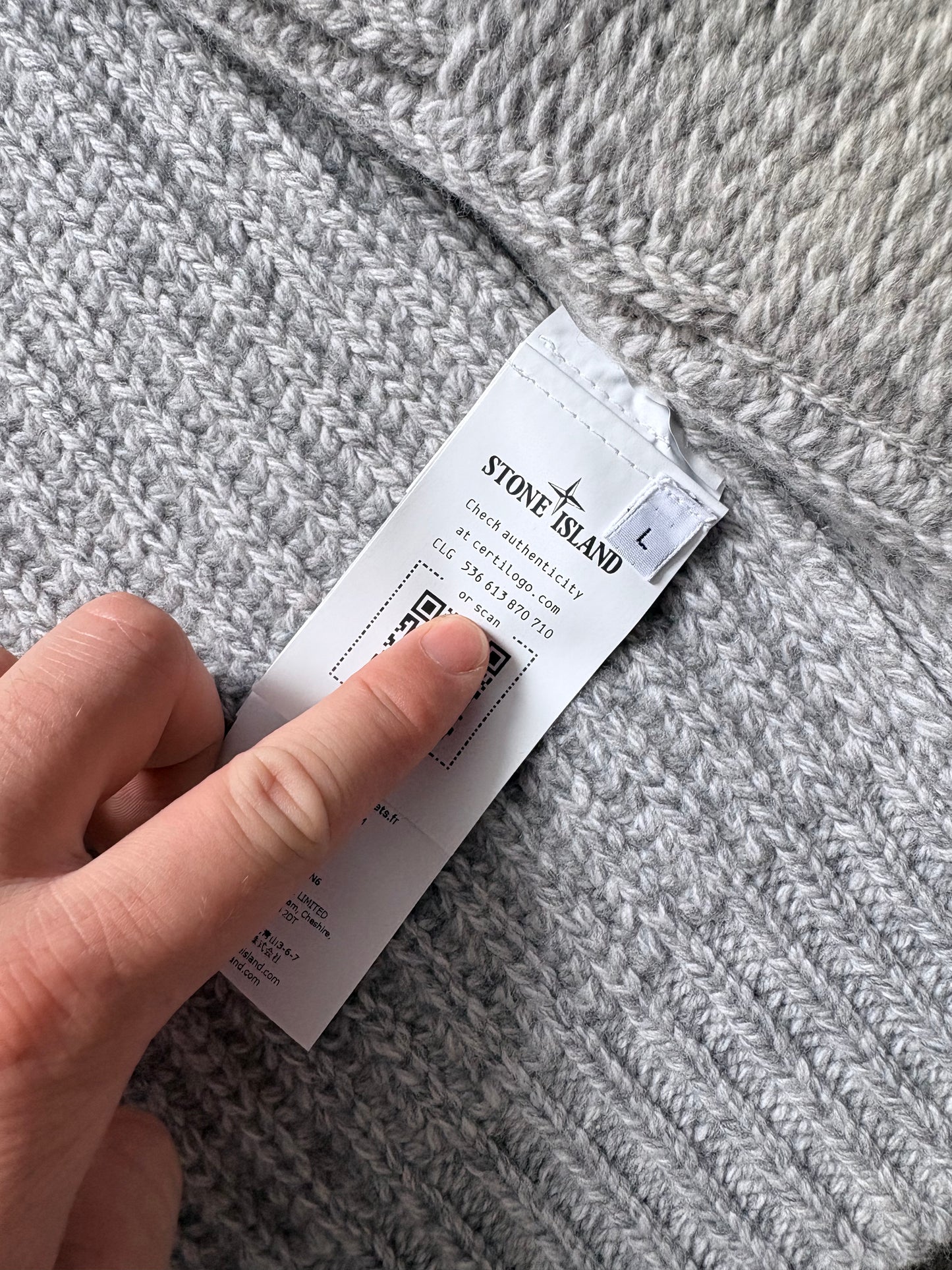 Stone Island Fisherman Ribbed Wool & Cashmere Knit Hoodie