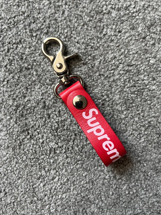 Supreme Red Leather 2009 Keyring