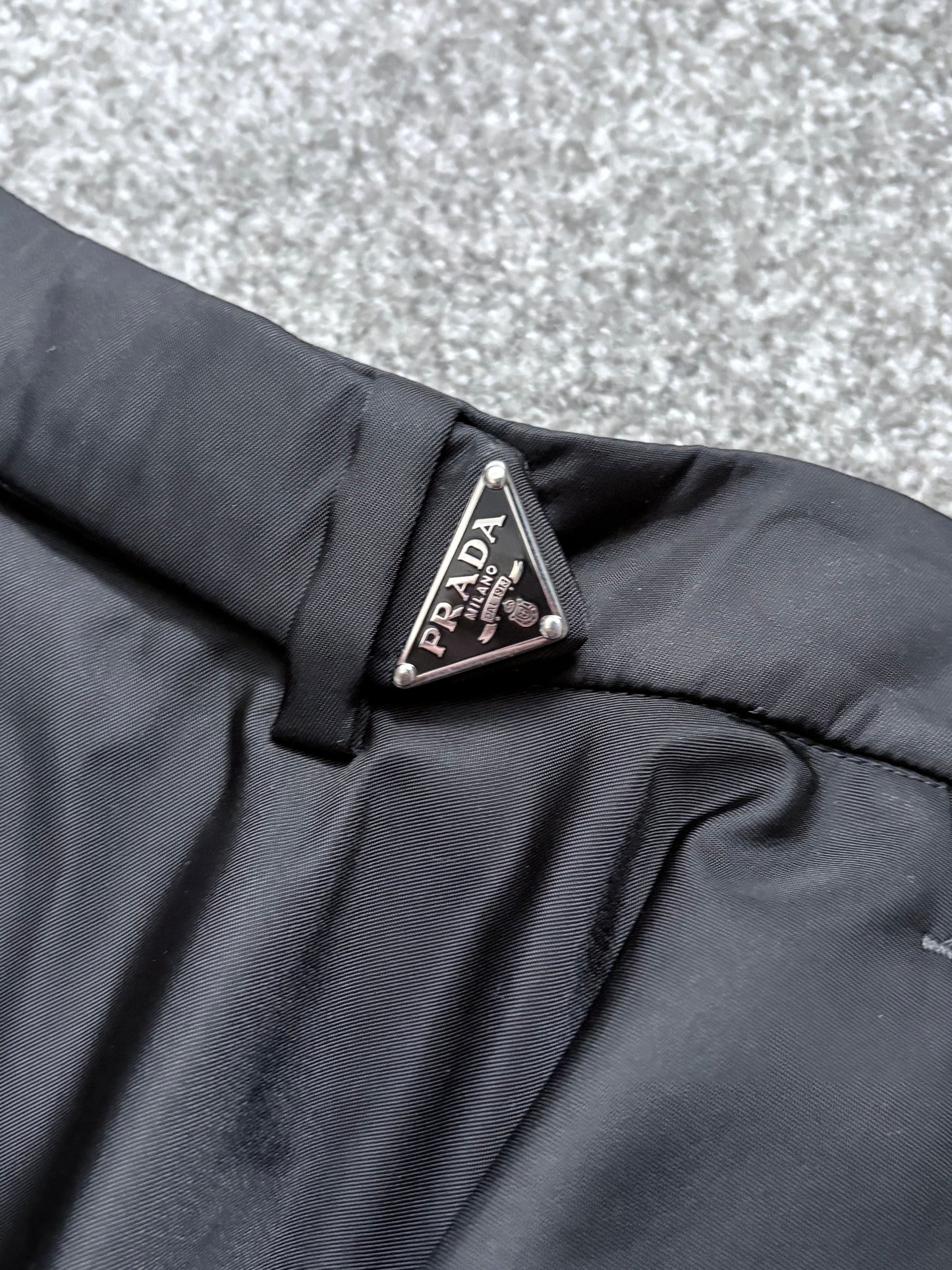 Prada Re-Nylon High Rise Pleated Skirt