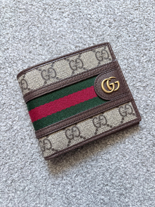Gucci Ophidia Bi-fold Monogram GG Wallet