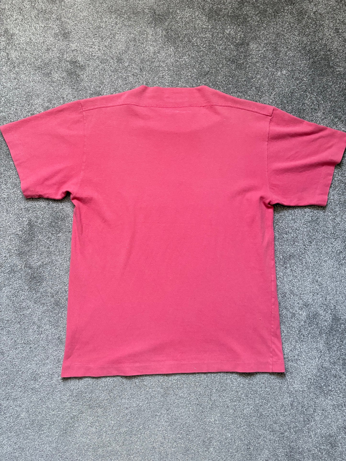 Stone Island 80s Red Boat Neck Spellout Shirt
