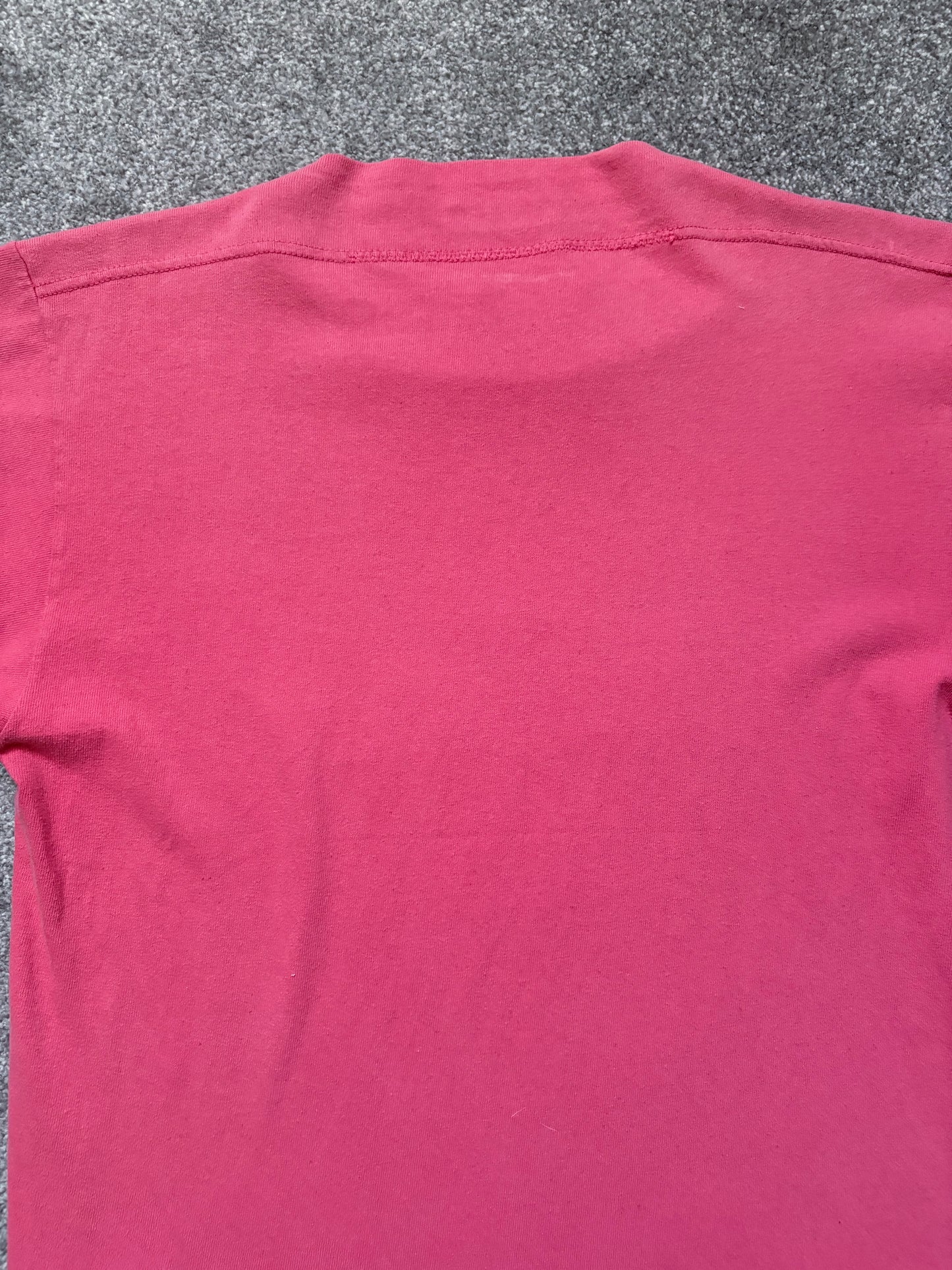 Stone Island 80s Red Boat Neck Spellout Shirt