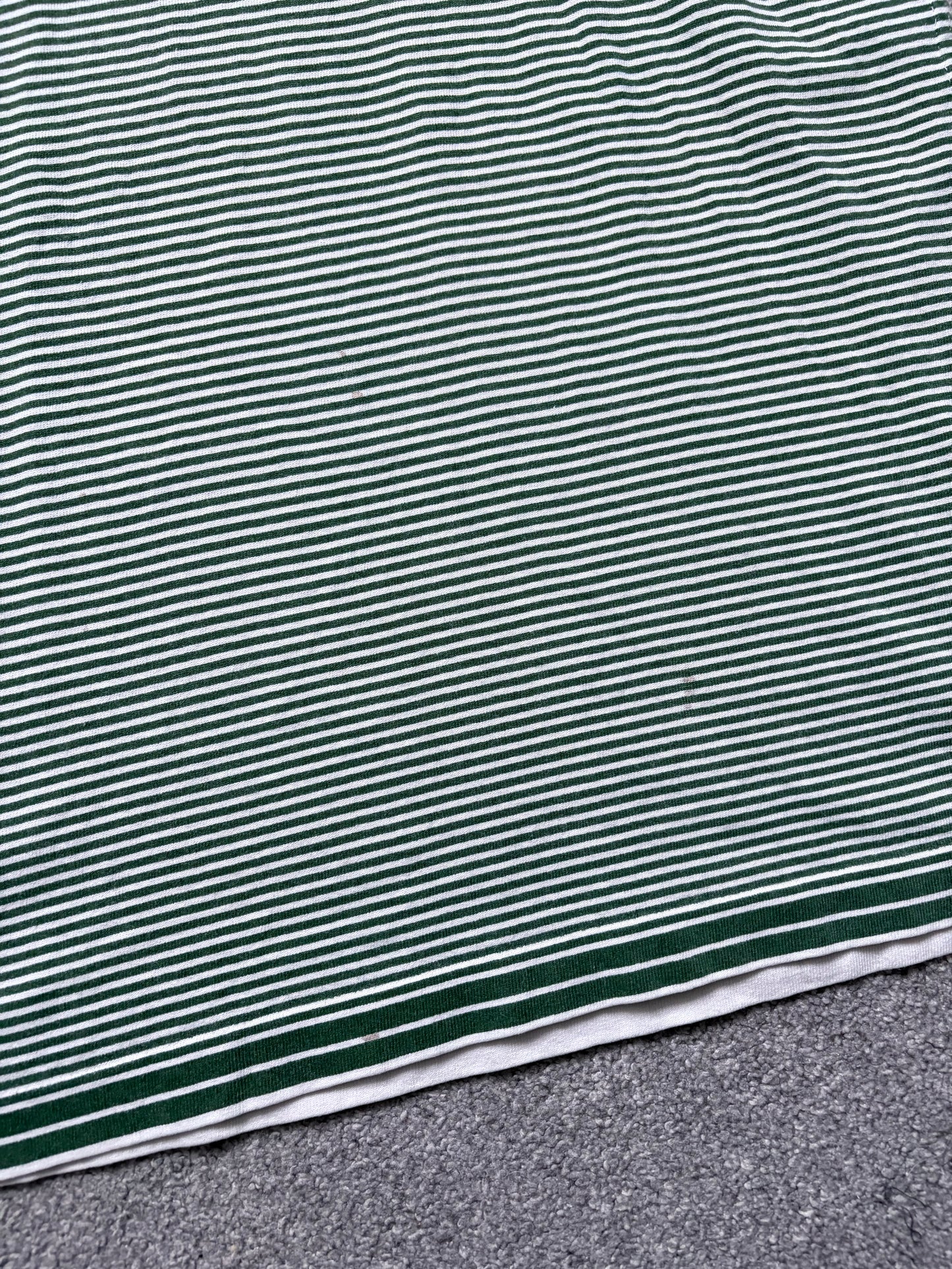 Stone Island 80s Green Striped Marina Shirt