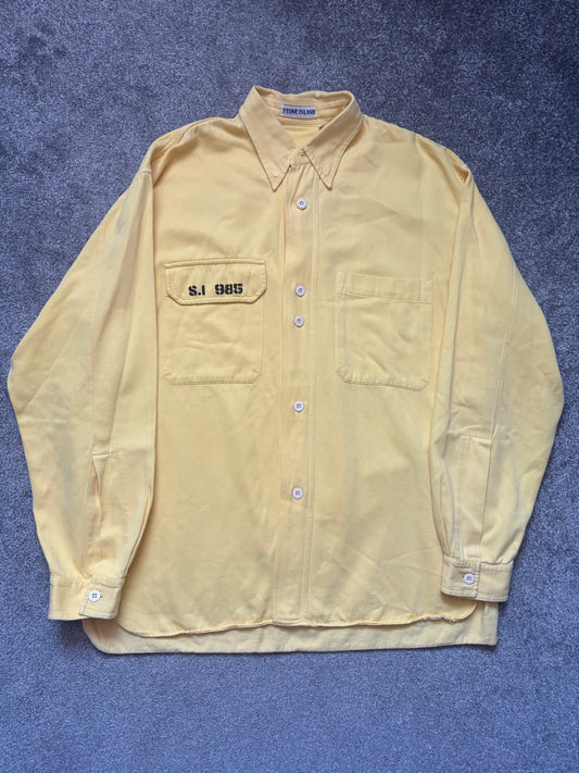 Stone Island 1985 Yellow Vintage Overshirt