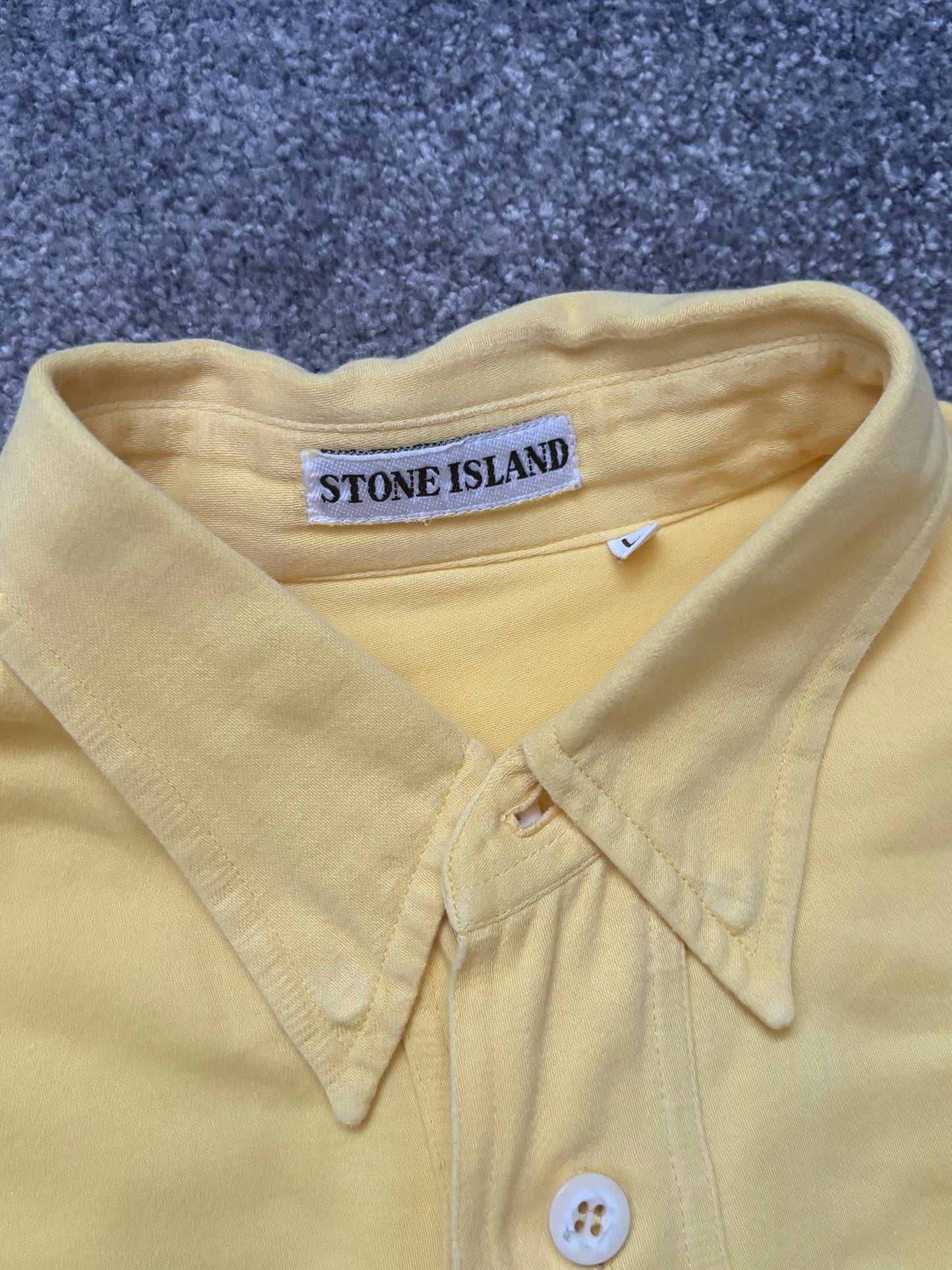 Stone Island 1985 Yellow Vintage Overshirt