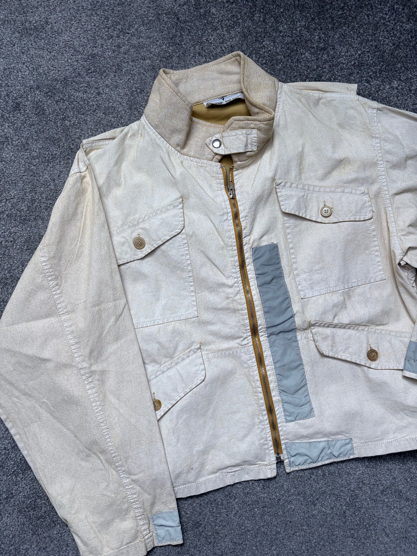 Stone Island 1983 Isola Di Pietra Tela Stella 4 Pockets Jacket