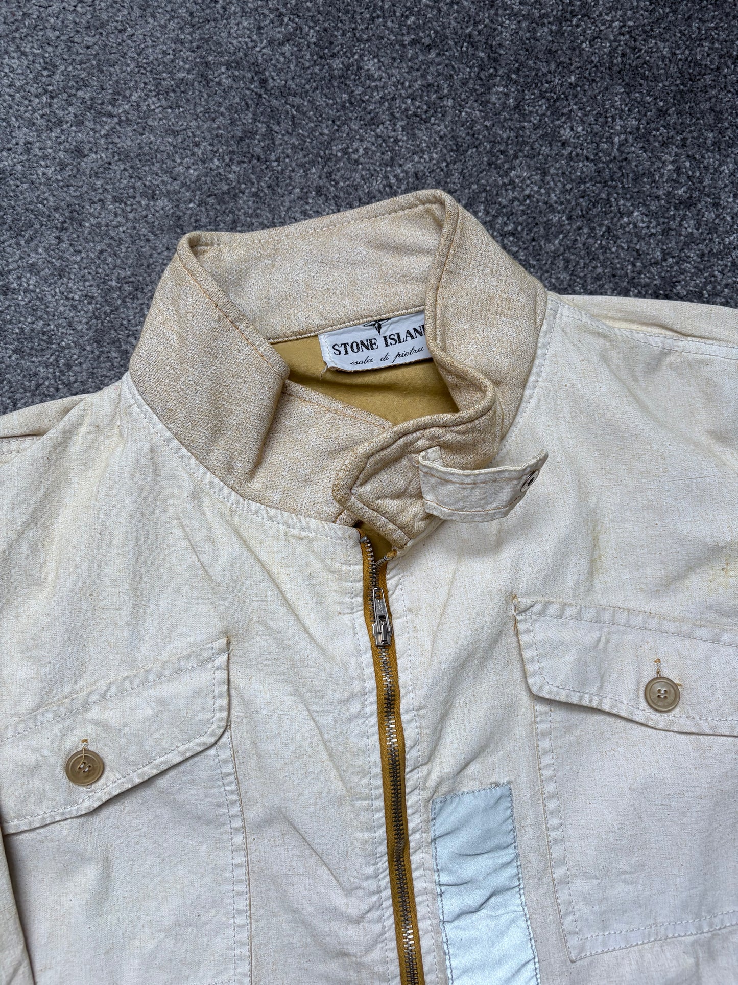 Stone Island 1983 Isola Di Pietra Tela Stella 4 Pockets Jacket
