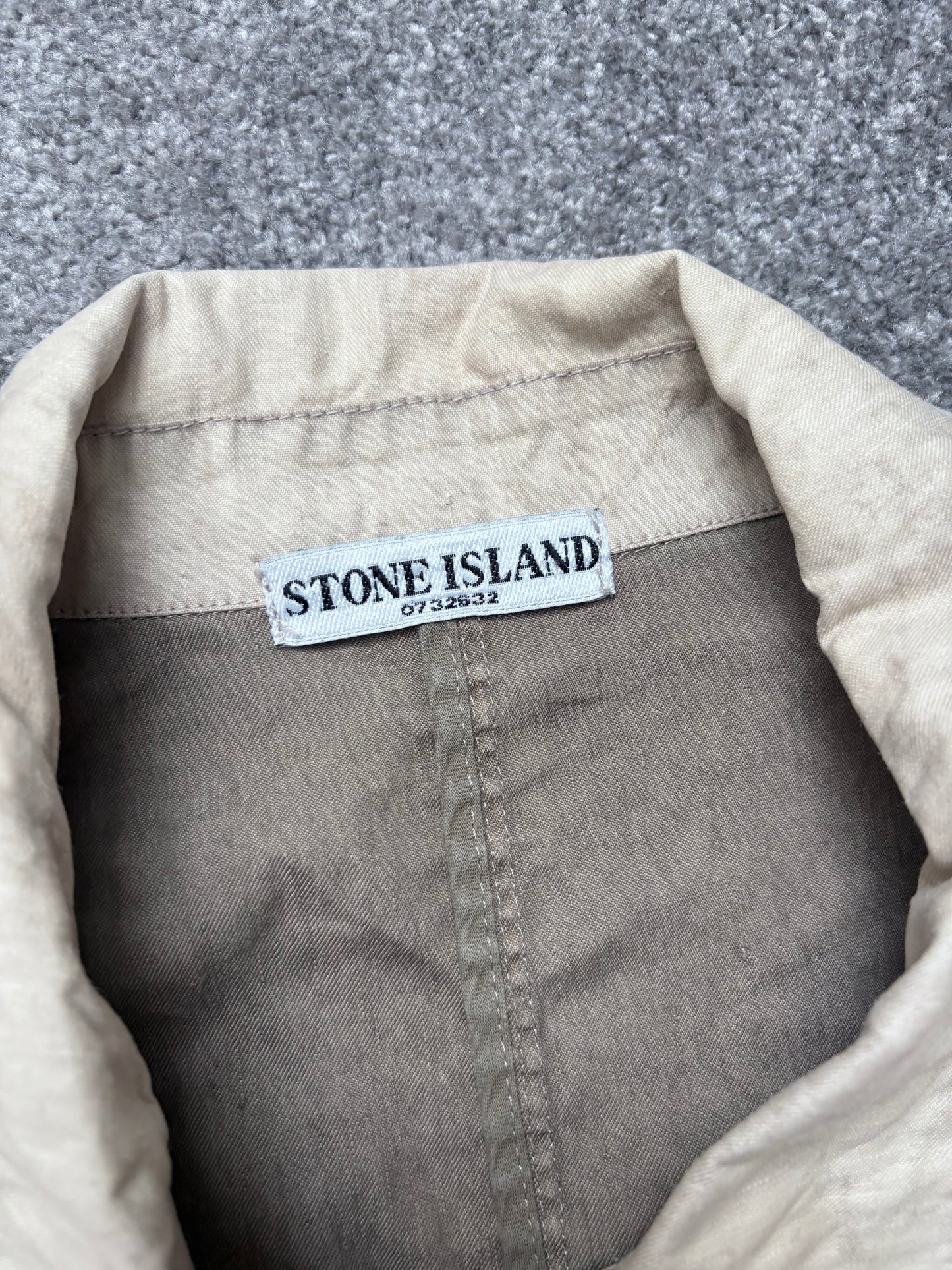 Stone Island 2006 Beige Lino Flax Jacket