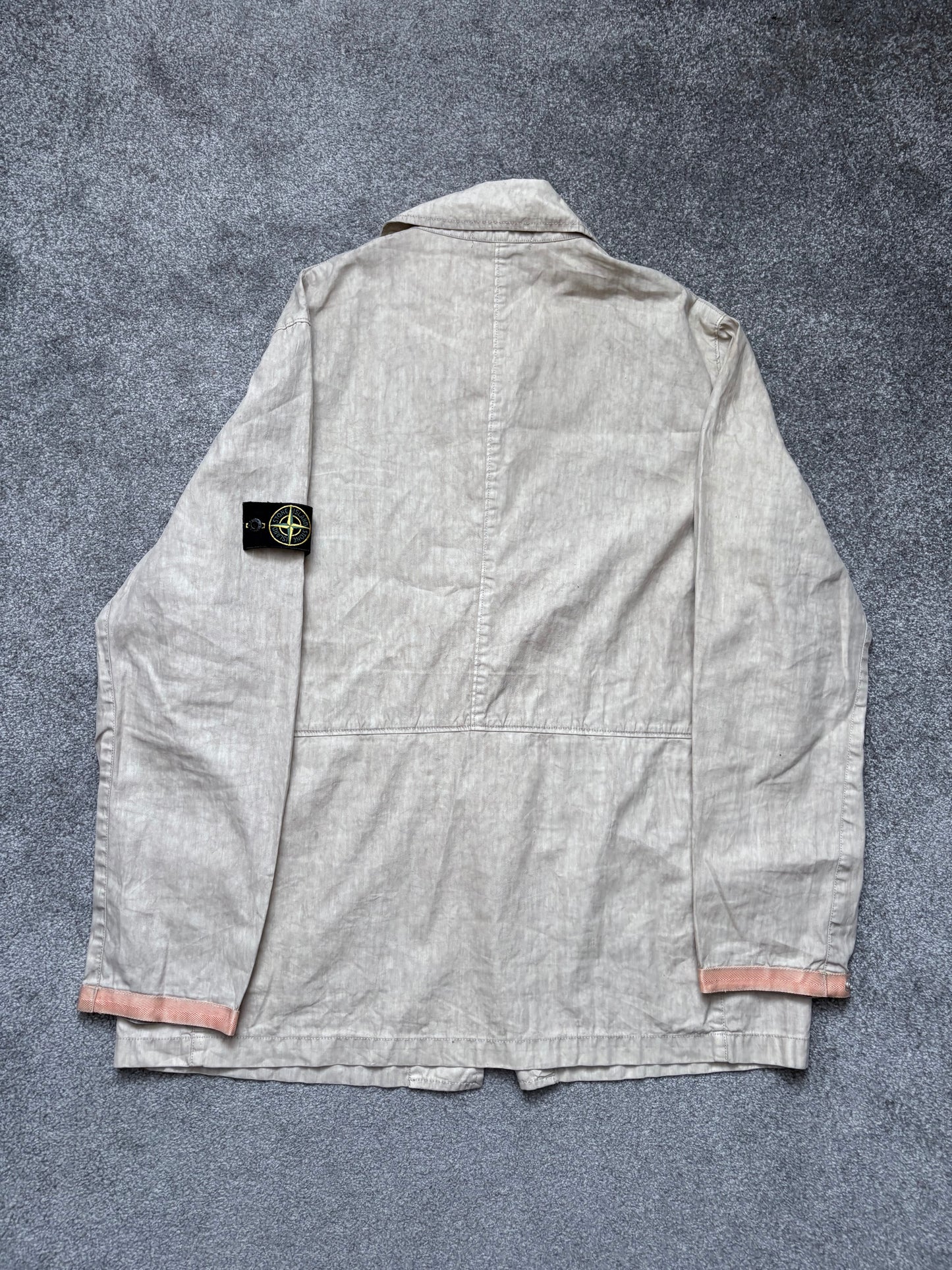 Stone Island 2006 Beige Lino Flax Jacket