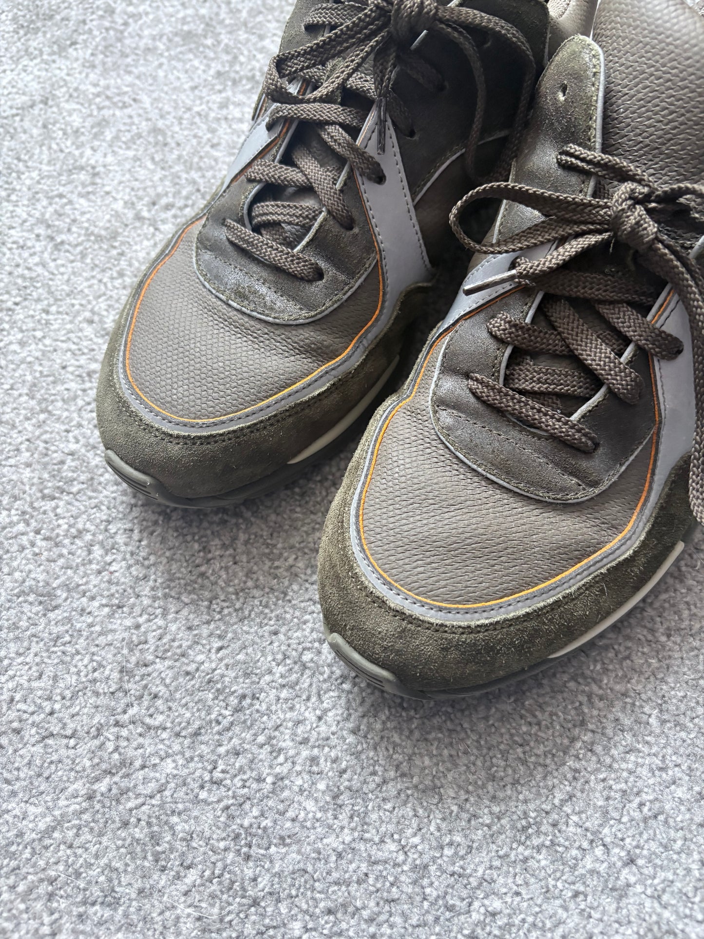Chanel 2015 3M Khaki CC Runner Sneaker Trainers