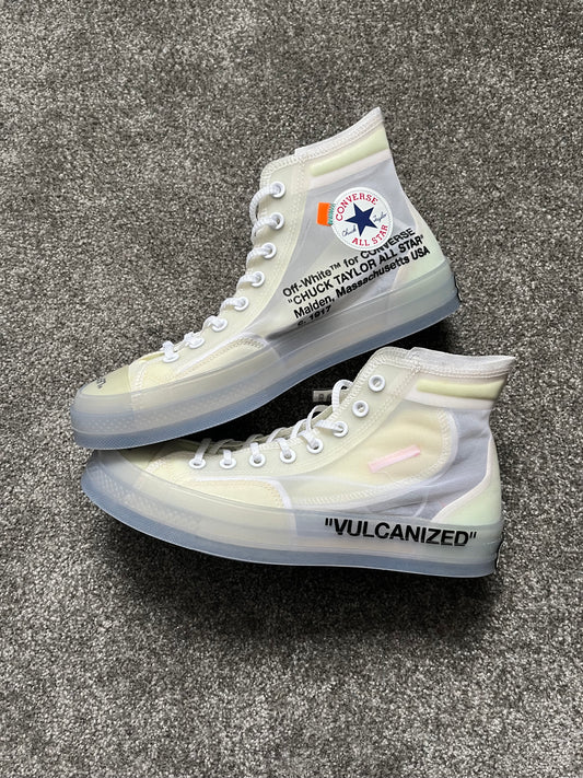 Sample Off White Converse Chuck Taylors